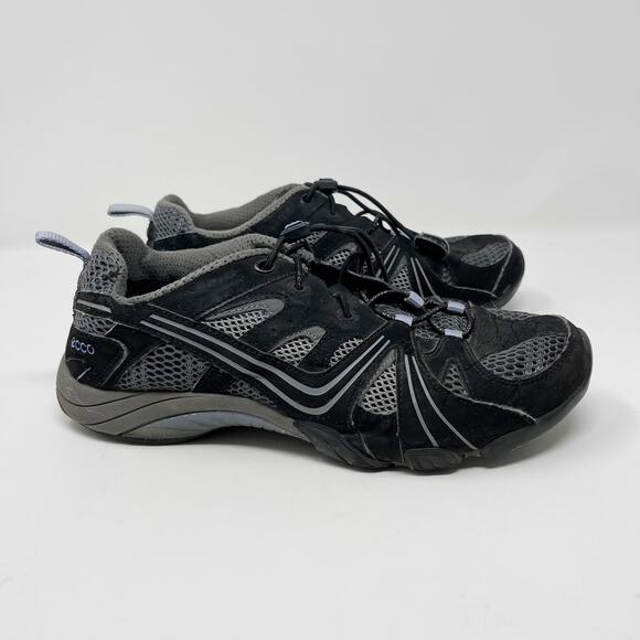 Ecco Terracruise LT Mens Outdoor Shoes Black Size 39L 8-8.5 Low Vent Trail - Picture 1 of 12